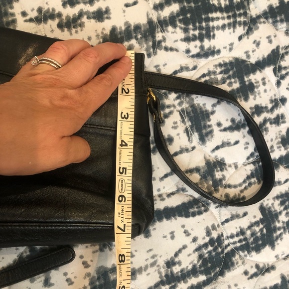 🎉🎉Host Pick🎉🎉Vintage 80s ETIENNE AIGNER USA BLACK LEATHER CLASSIC PURSE - Picture 11 of 13